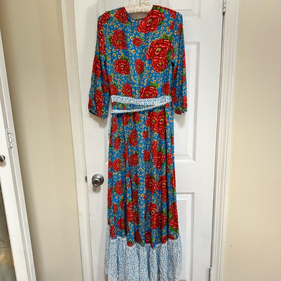 NWT Farm Rio Susanne Maxi Wrap Dress - Picture 3 of 4